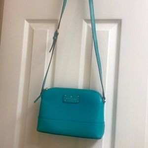 Kate Spade teal cross body purse
